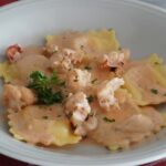 Raviolis with Lobster ravioli sauce