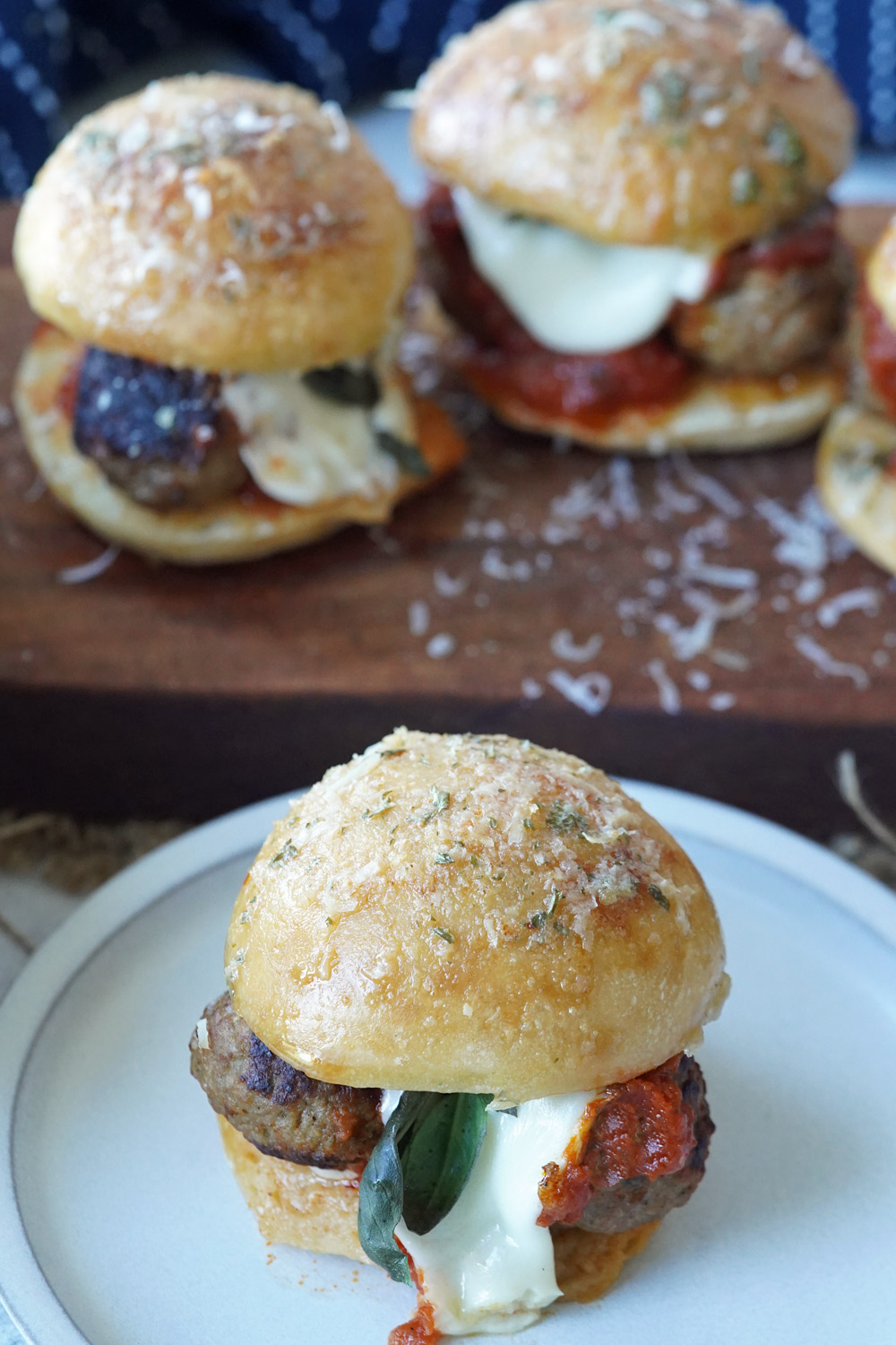meatball marinara slider