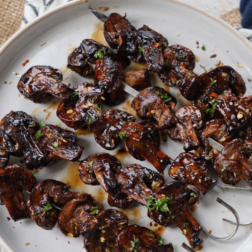 balsamic marinated mushrooms