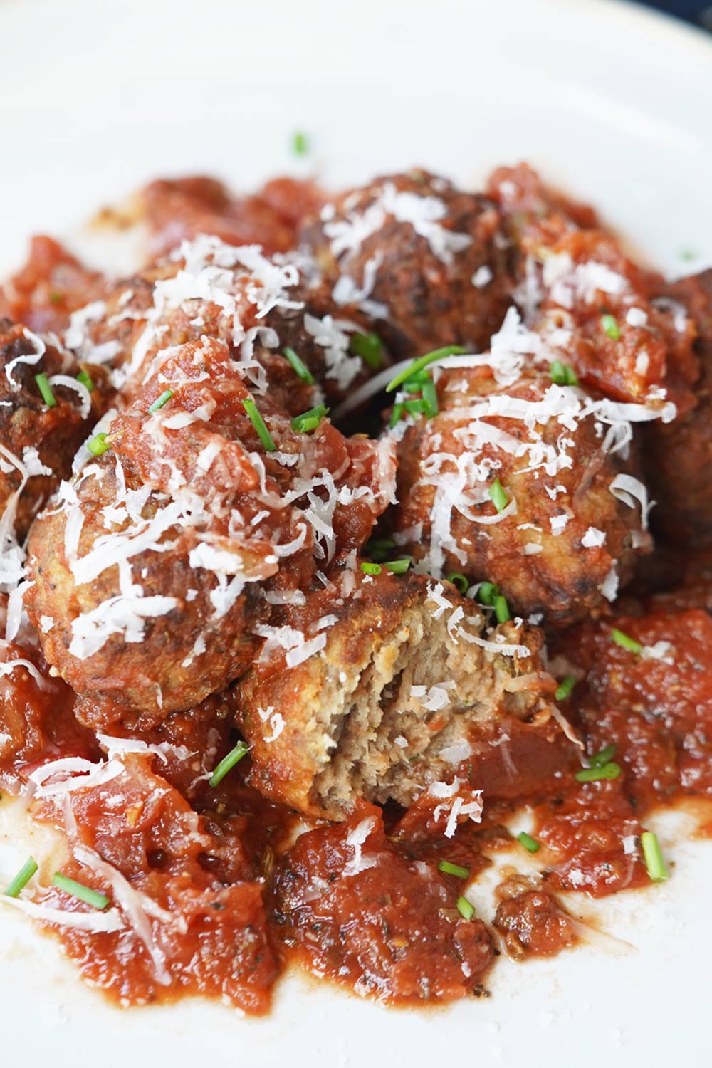 crock pot meatballs in marinara