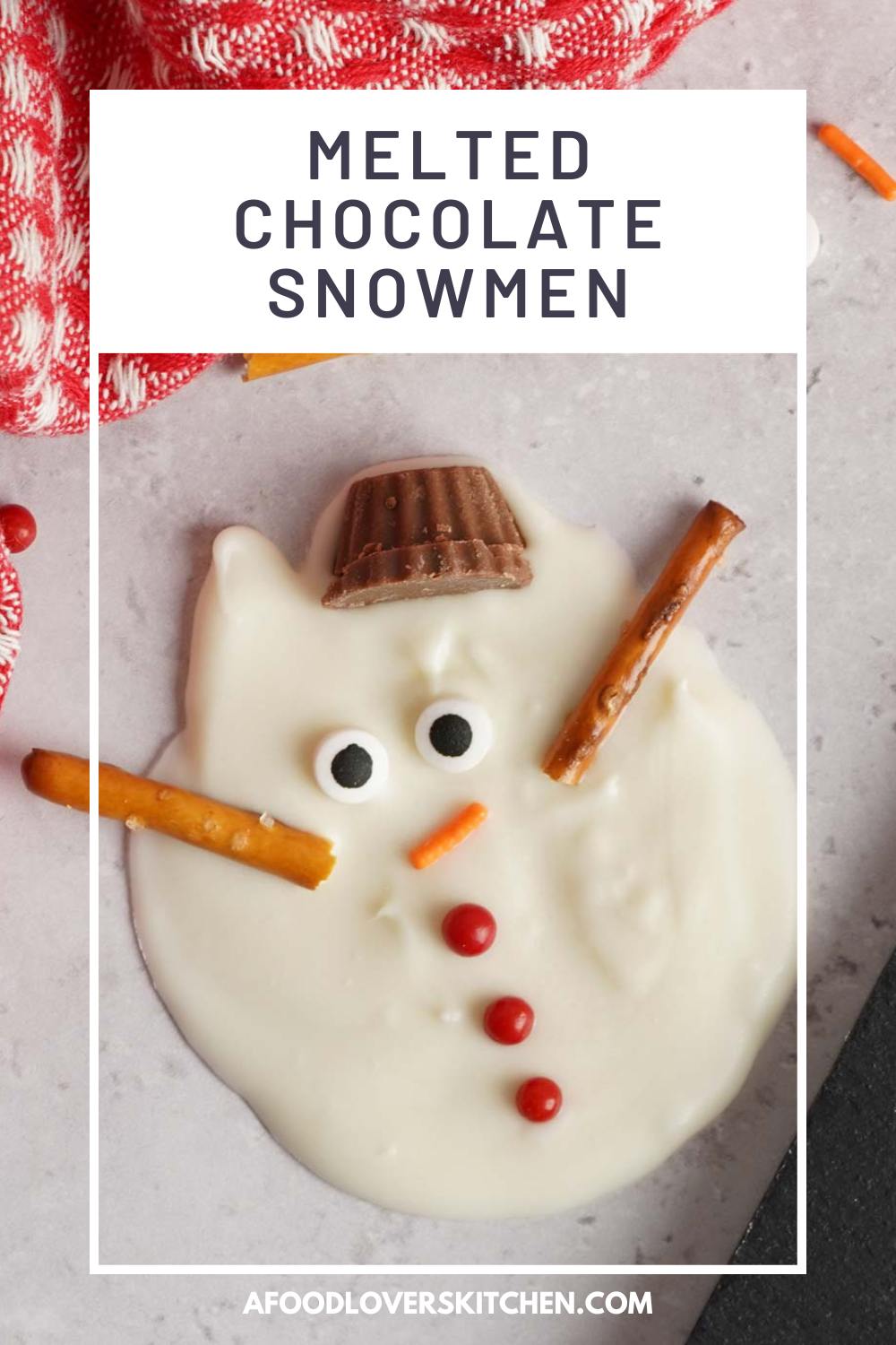 Melted snowman bark