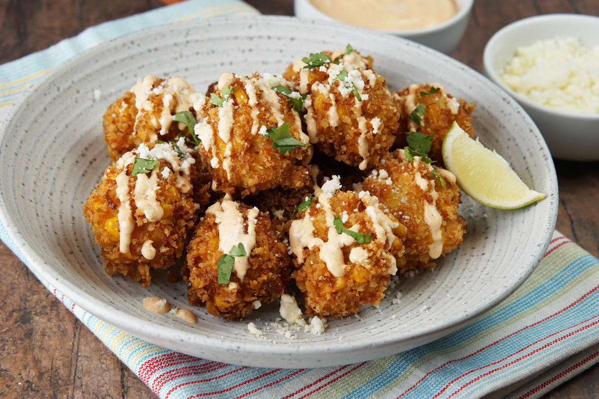 Mexican street corn croquetas