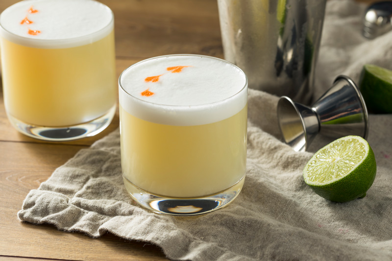 Mezcal sour
