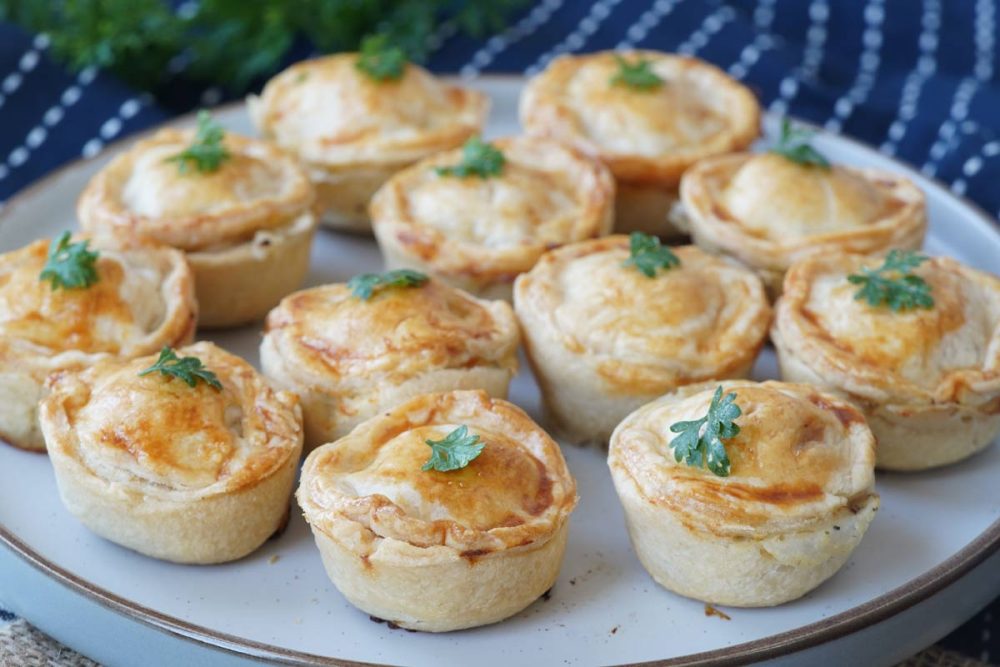 Mini chicken pot pies
