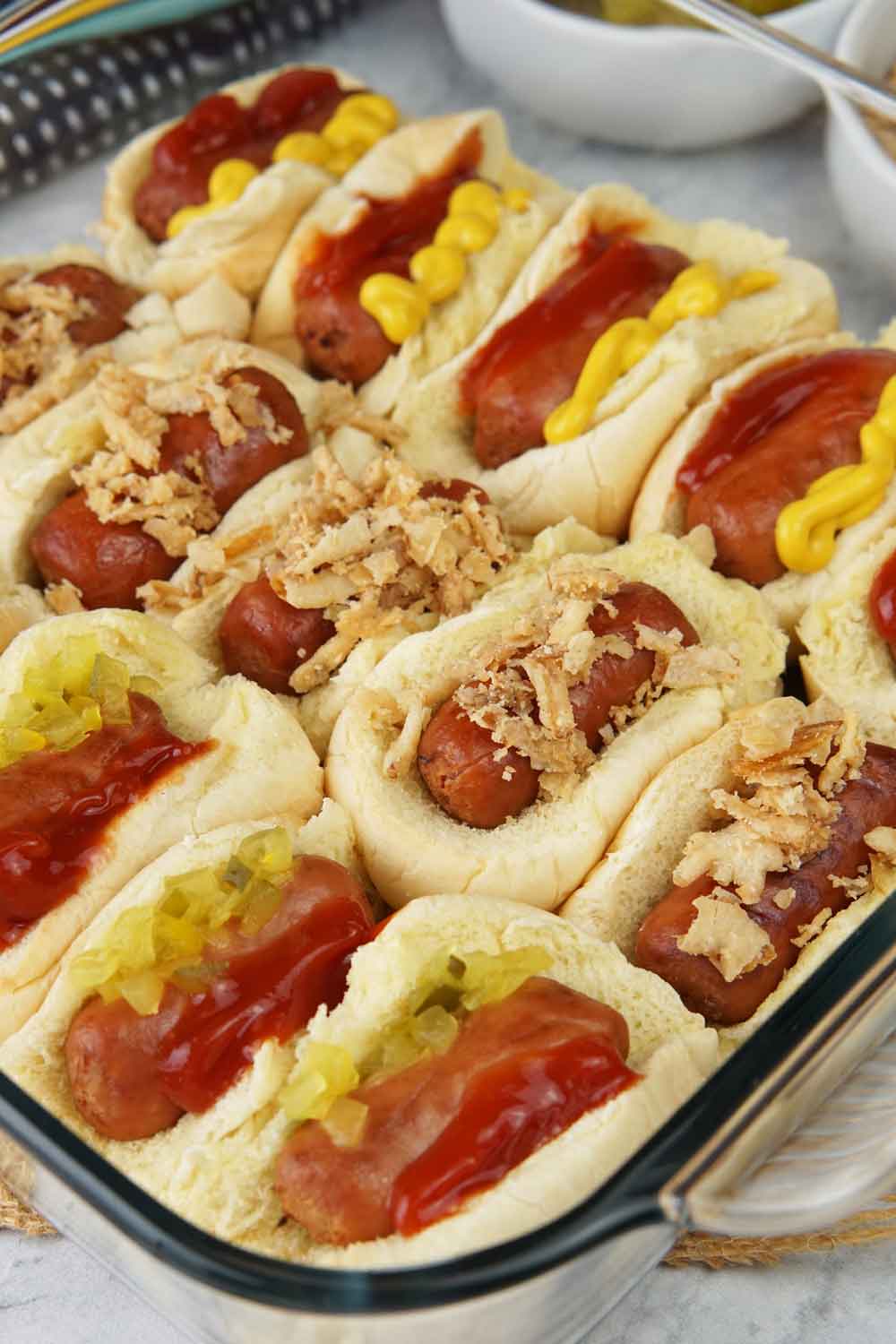 Mini hot dogs