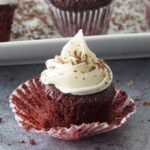 mini red velvet cupcakes