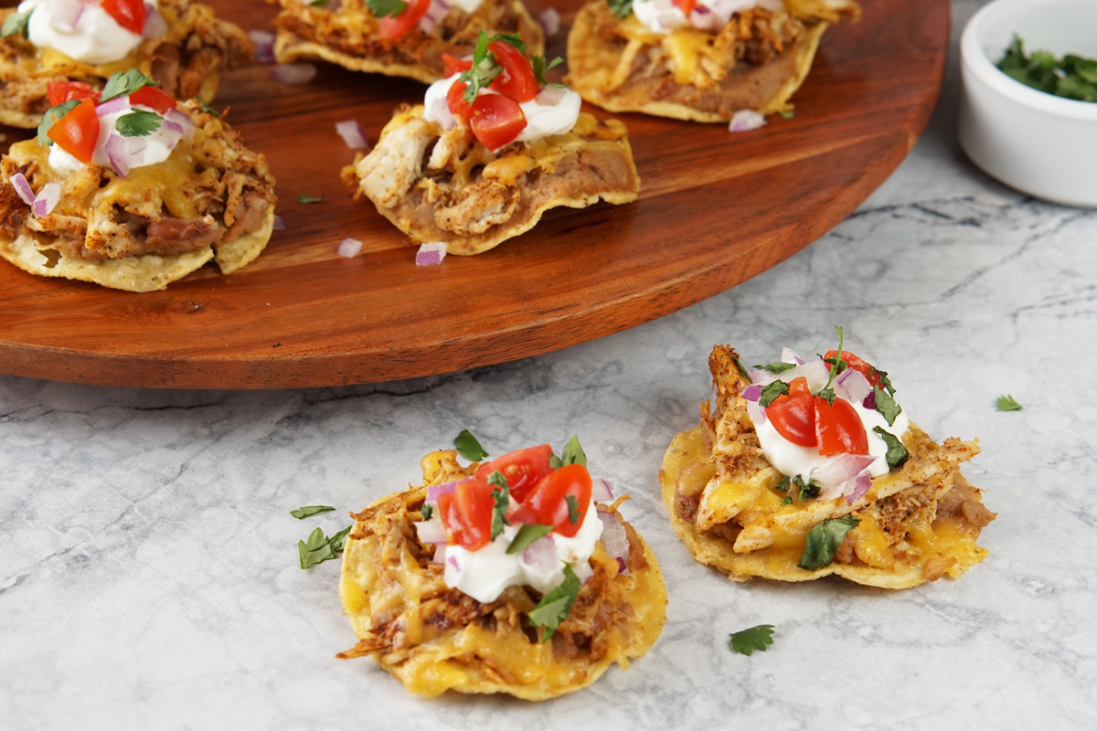 Mini sheet pan tostadas
