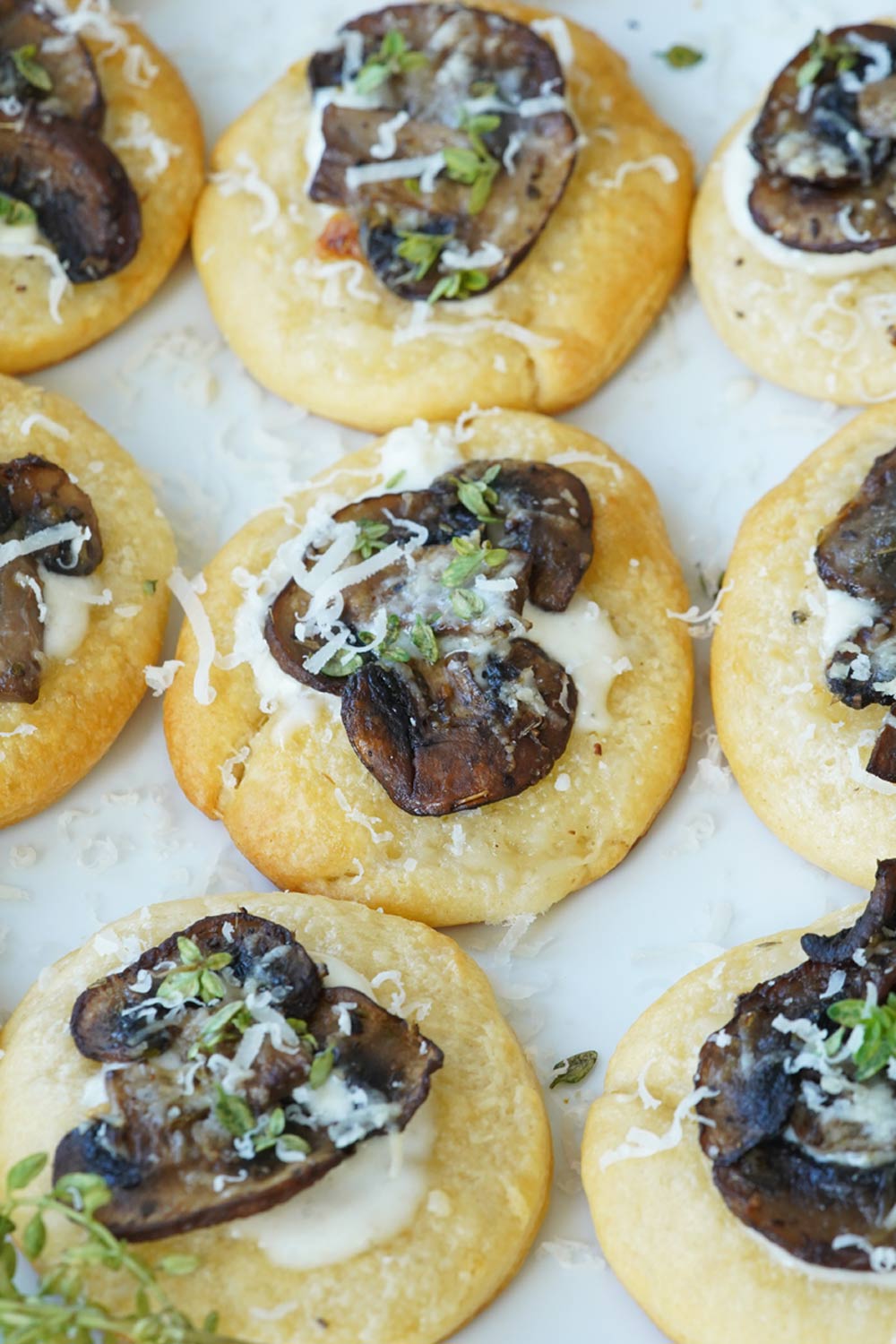 Mushroom cheese bites