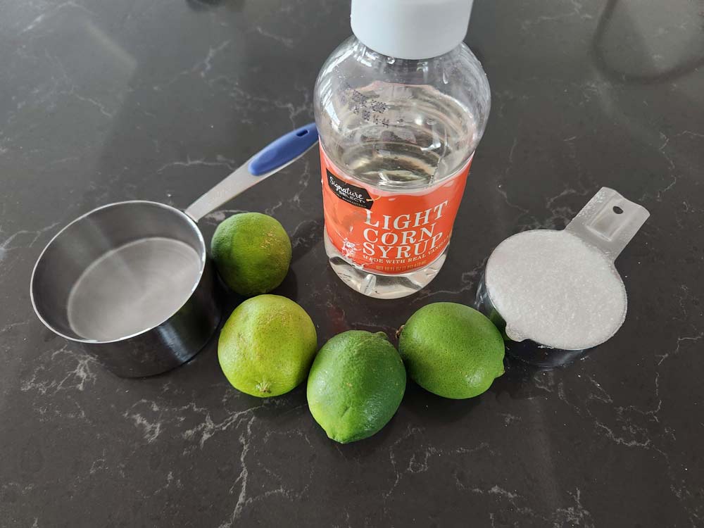 lime sorbet ingredients