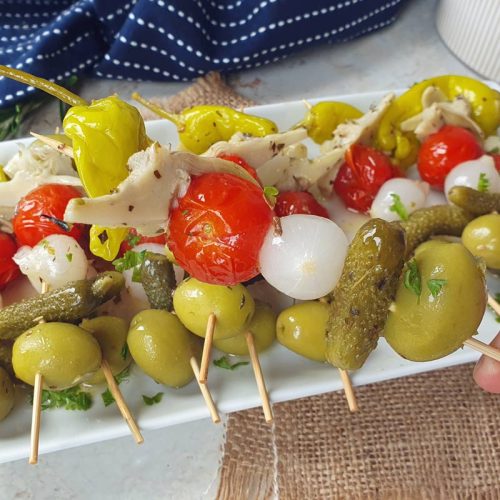Antipasto skewers