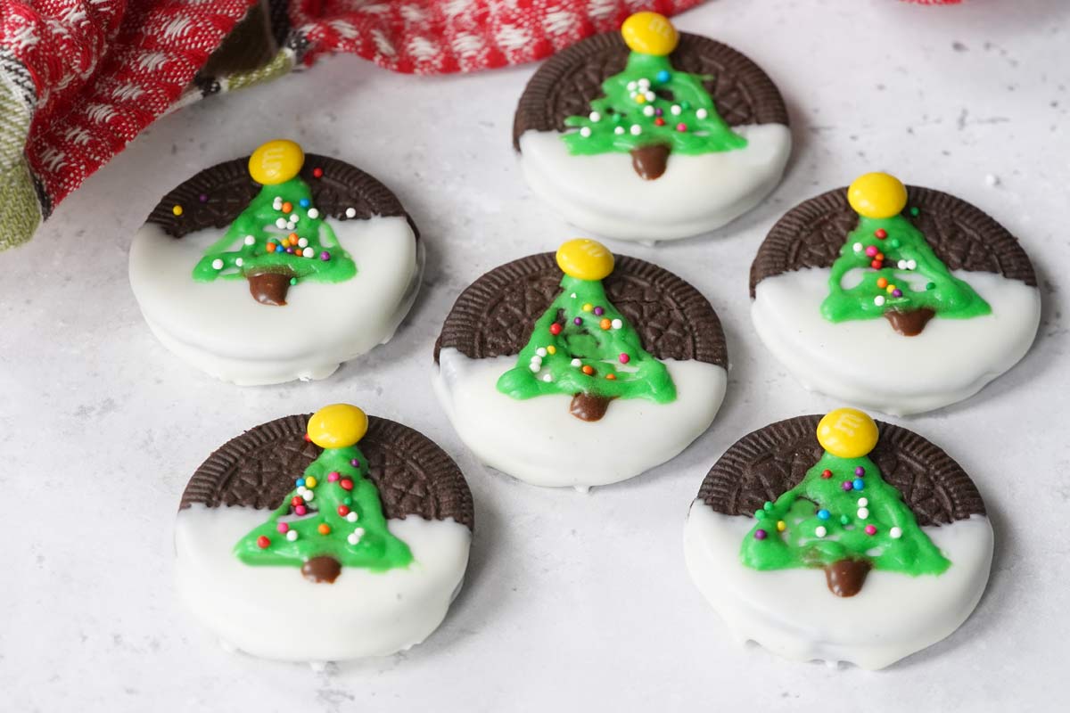 Oreo Christmas trees