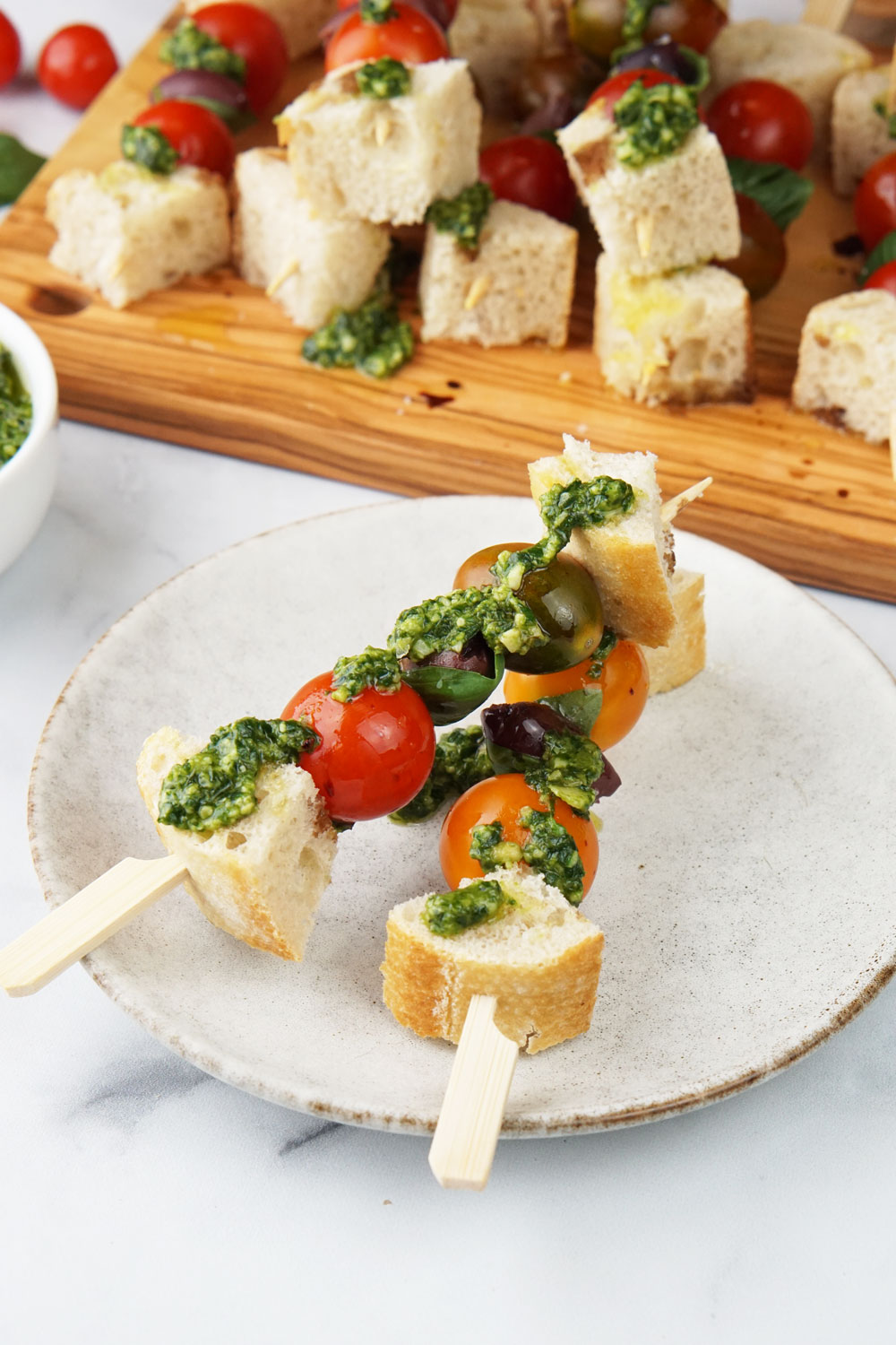 Panzanella Skewers