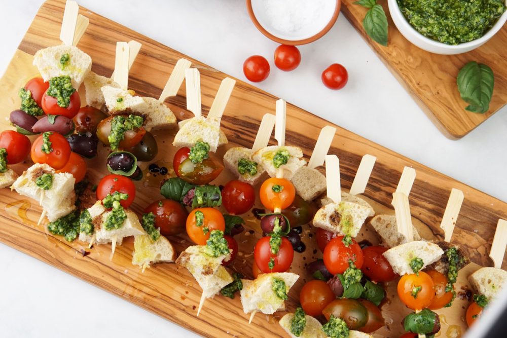 Panzanella Skewers
