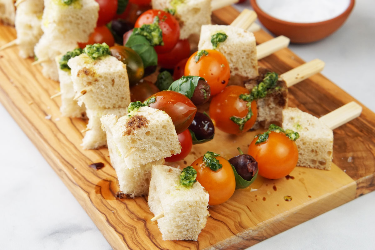 Panzanella Skewers
