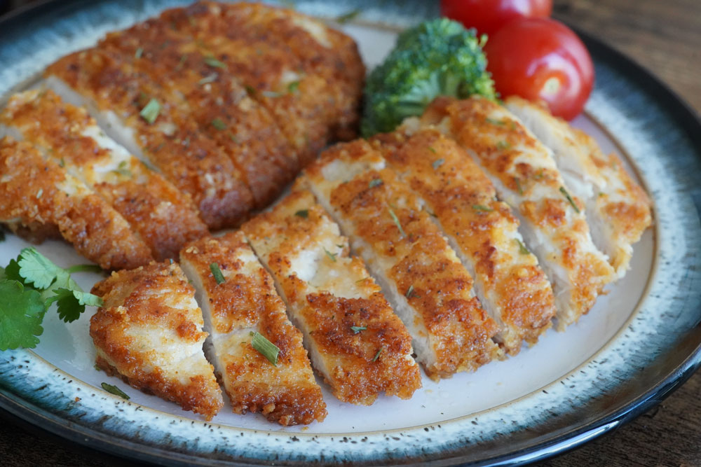 Parmesan crusted chicken