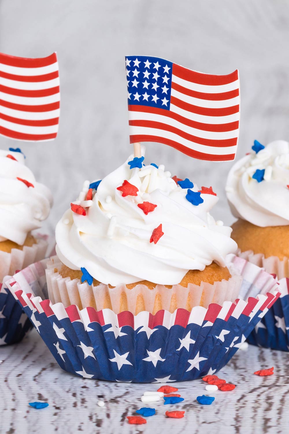 Patriotic cupcakes