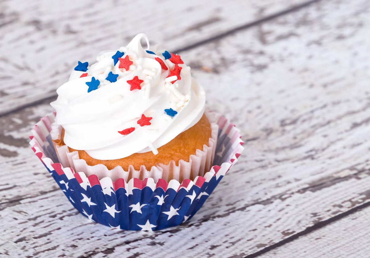 Patriotic cupcakes