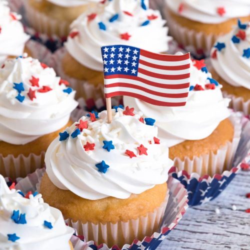 Patriotic cupcakes