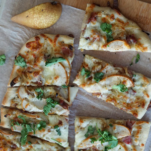 Prosciutto Pear Pizza