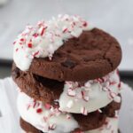Peppermint bark cookies
