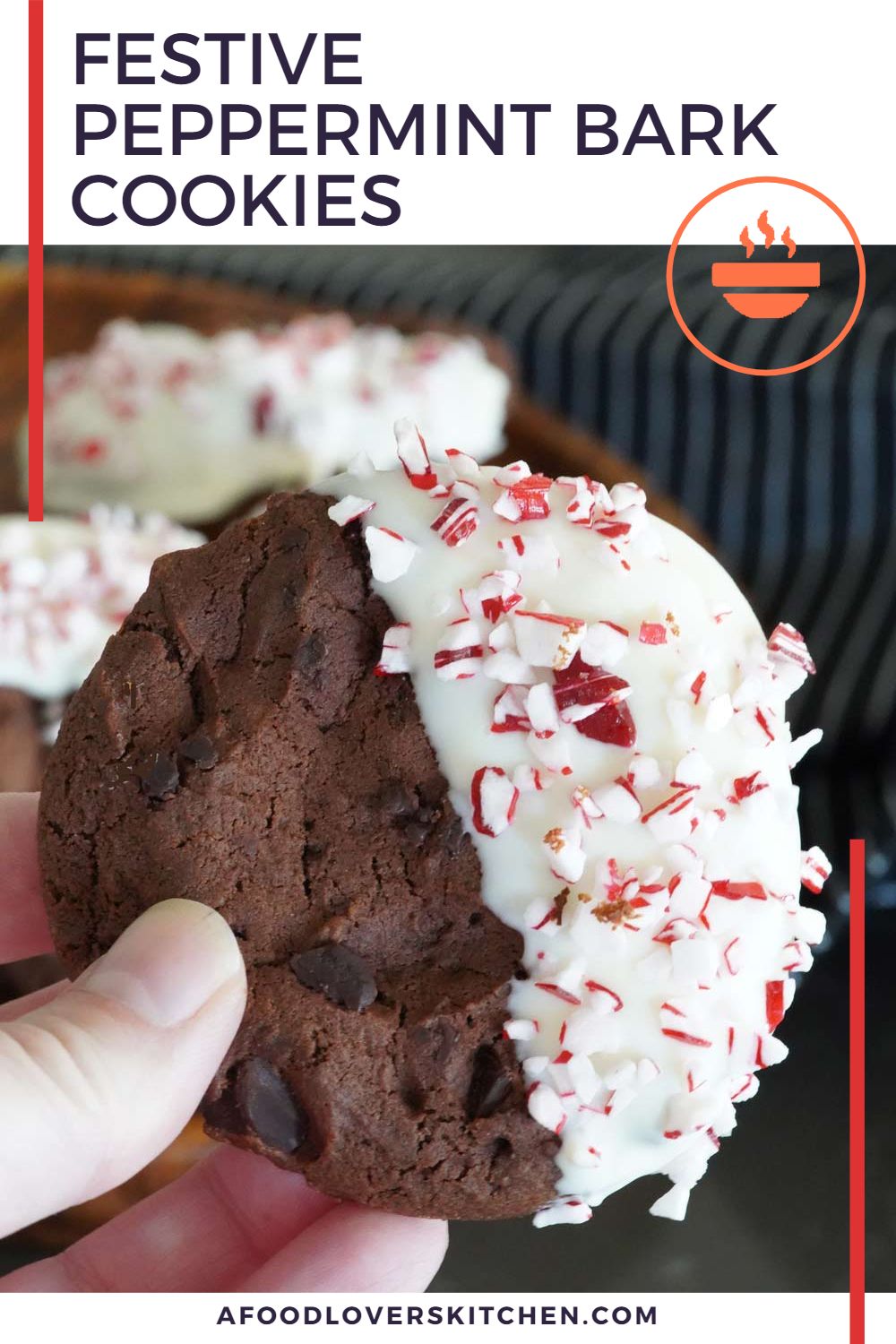 Festive Peppermint Bark Cookies A Food Lover's Kitchen