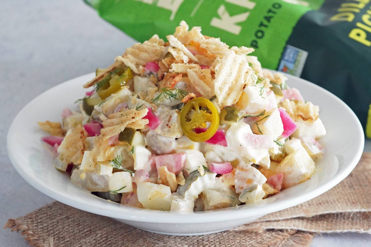 Dill pickled potato salad