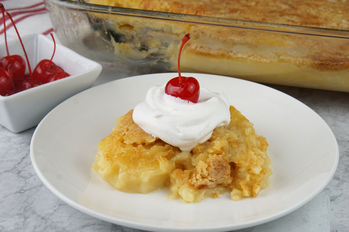 Pineapple dump cake