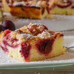 plum crumble cake