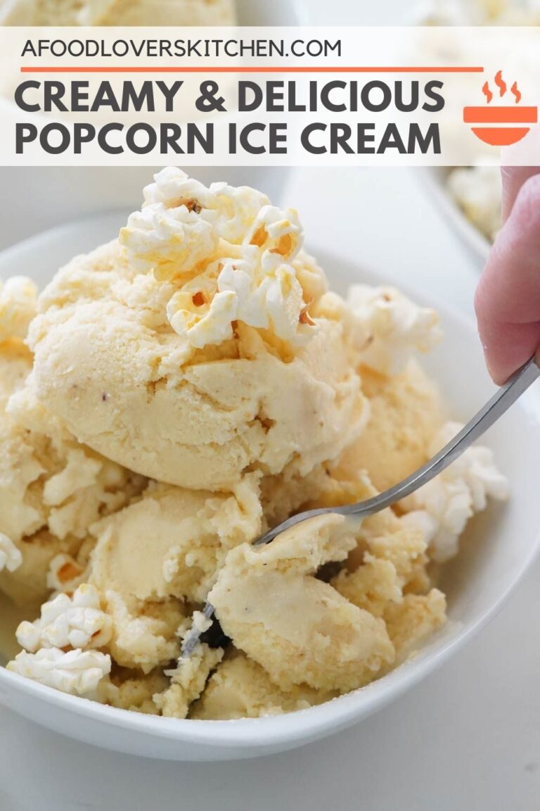 Creamy Popcorn Ice Cream A Food Lover's Kitchen