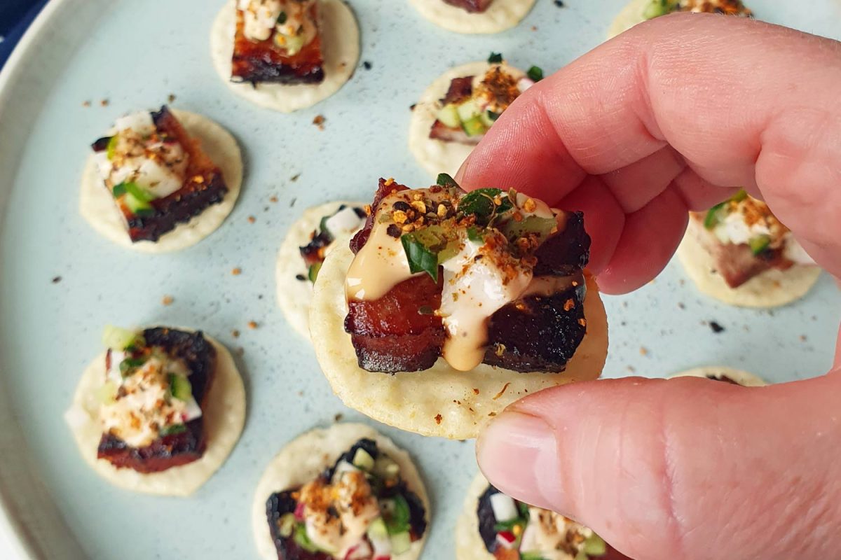 pork belly crackers