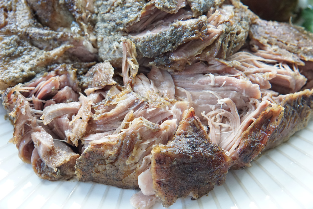 Shredded pork roast