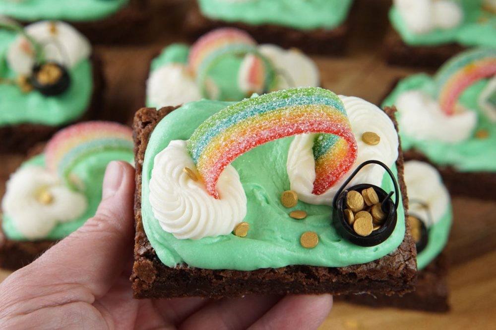 pot of gold brownies
