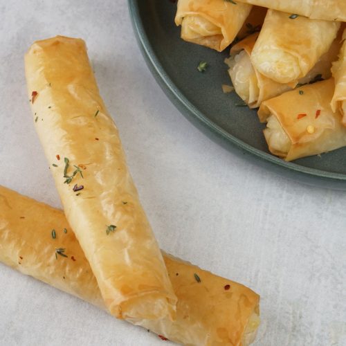 Potato & Cheese Phyllo Rolls