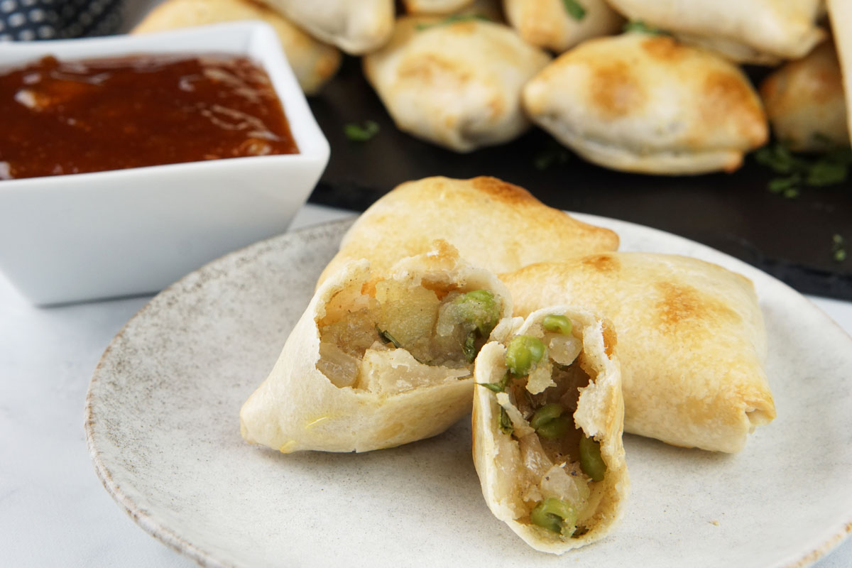Potato samosas