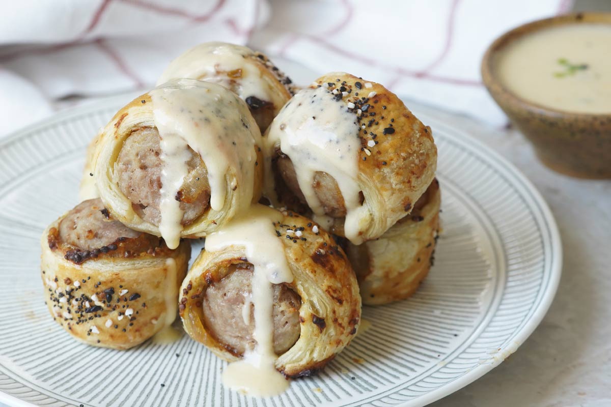 puff pastry beer brat