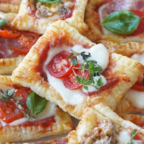 puff pastry pizzas