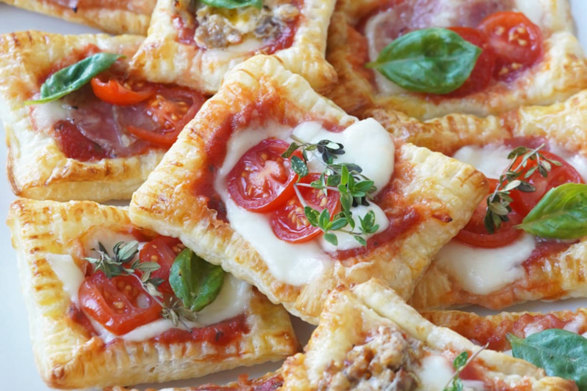 puff pastry pizzas