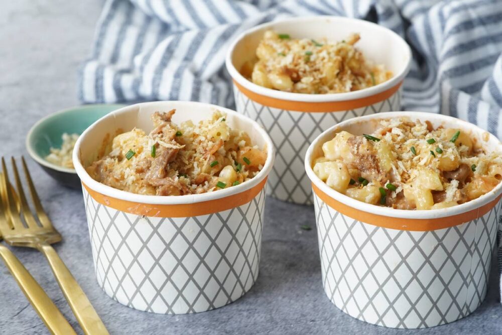 pulled pork mac and cheese