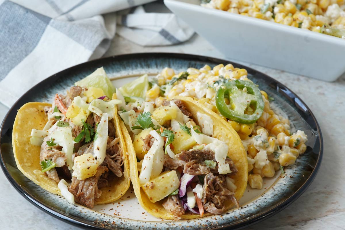 pulled pork tacos
