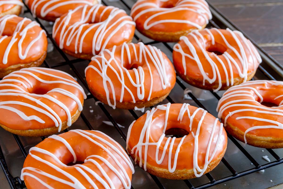 pumpkin glazed donut