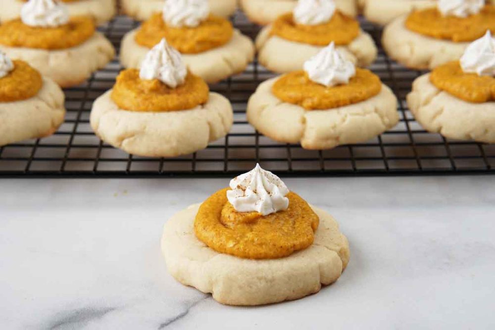 Pumpkin pie cookies