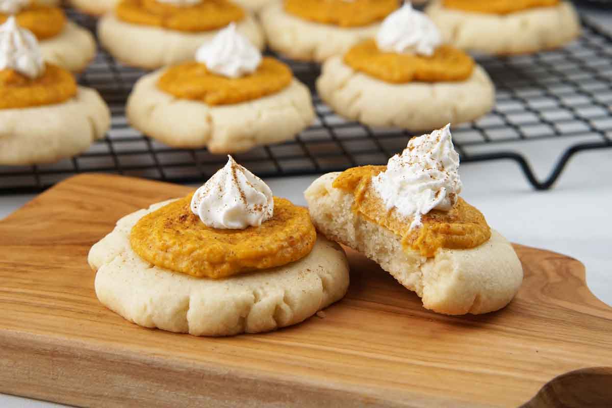 Pumpkin pie cookies