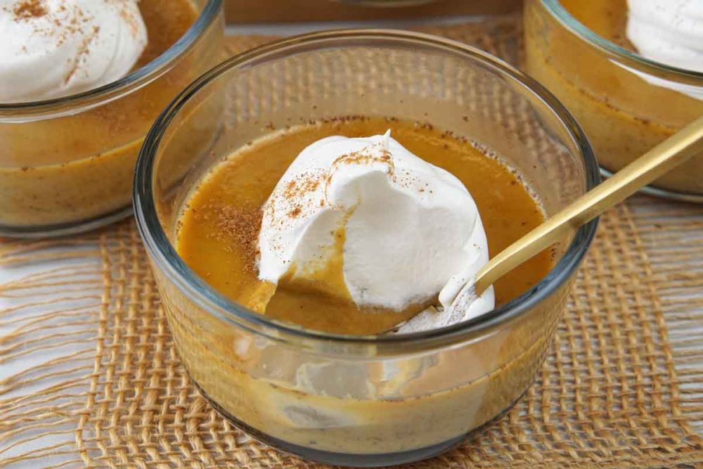 Pumpkin pot de creme