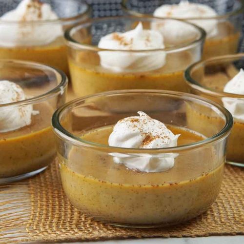 Pumpkin pot de creme