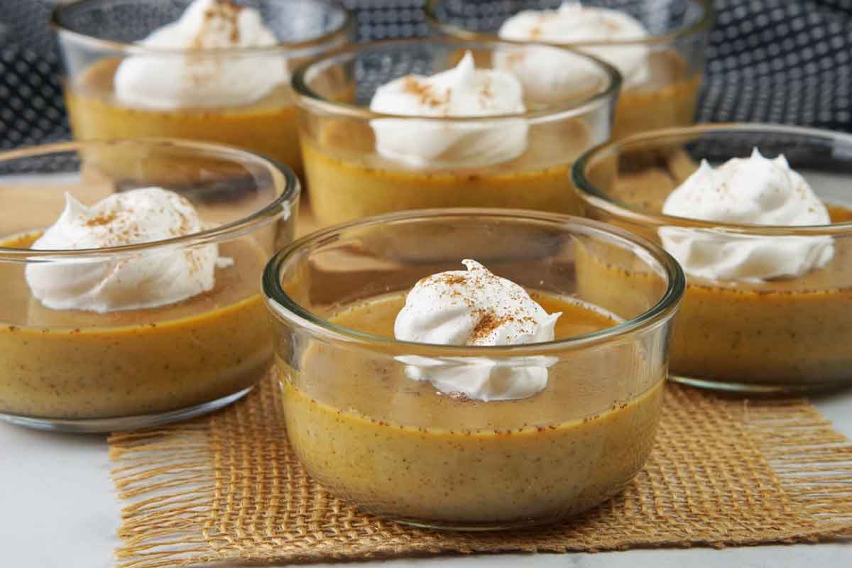 Pumpkin pot de creme