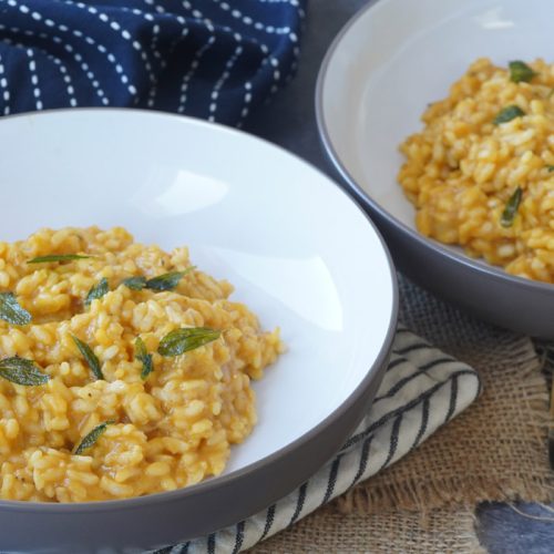 Pumpkin risotto
