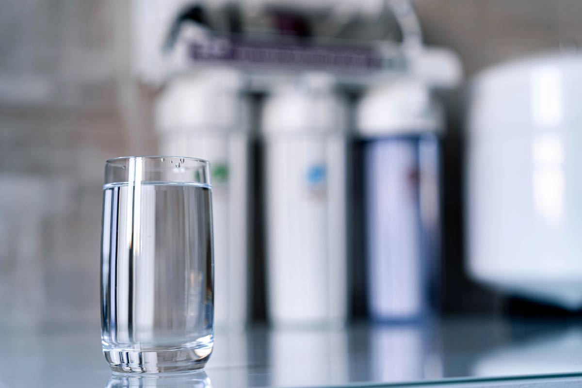 Filtered pure water