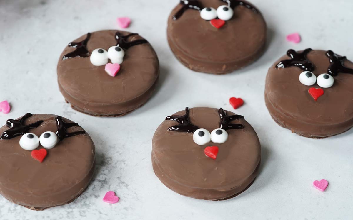 chocolate covered reindeer