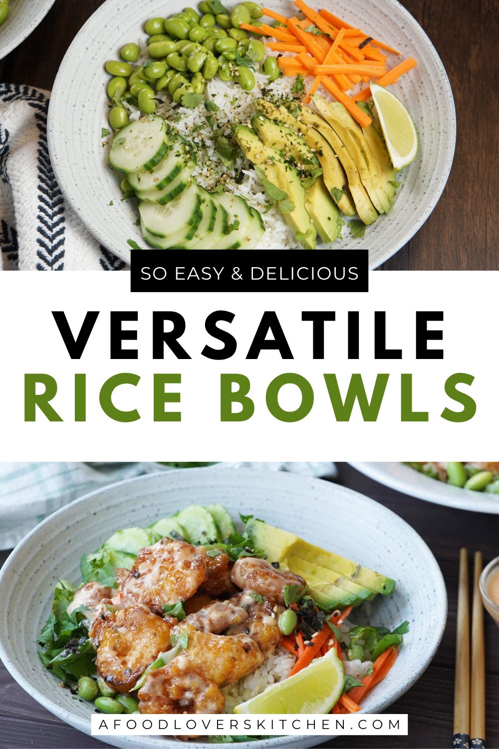 4 Versatile Rice Bowl Recipes to Try - A Food Lover's Kitchen