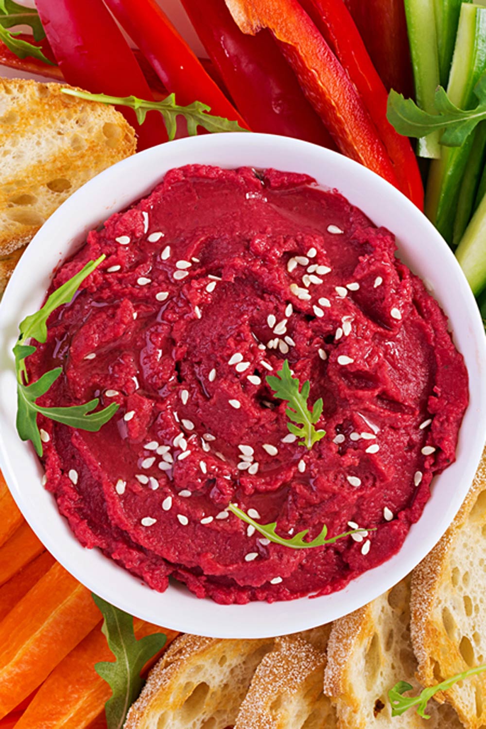 roasted beet hummus